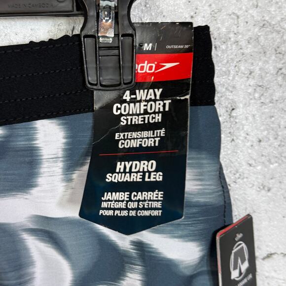 Speedo Men's Print Bondi Basin 20" Boardshorts Anthracite medium - Picture 2 of 6